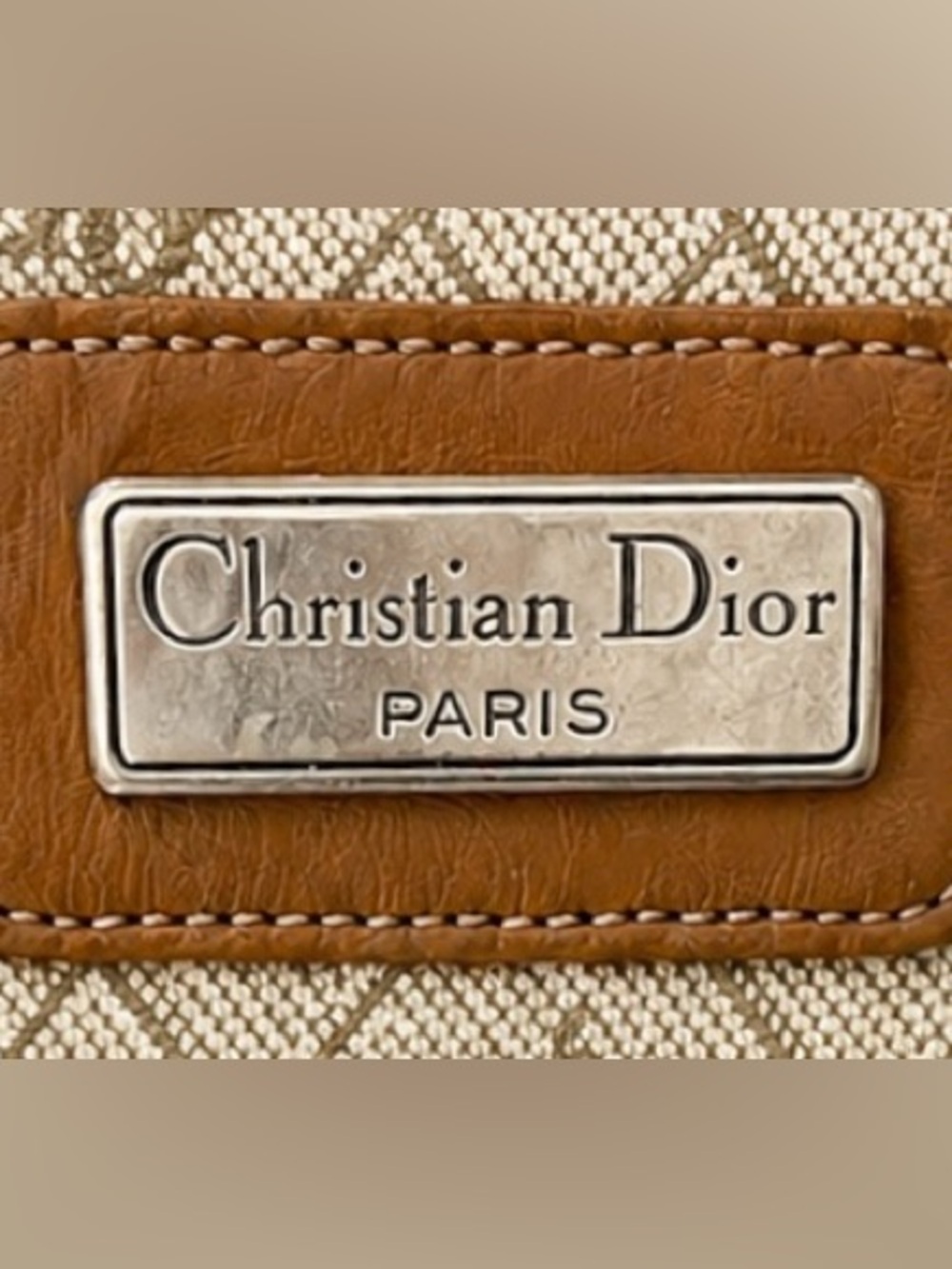 Christian Dior Vintage Monogram Chain Pouch / Clutch Bag - Picture 3 of 9